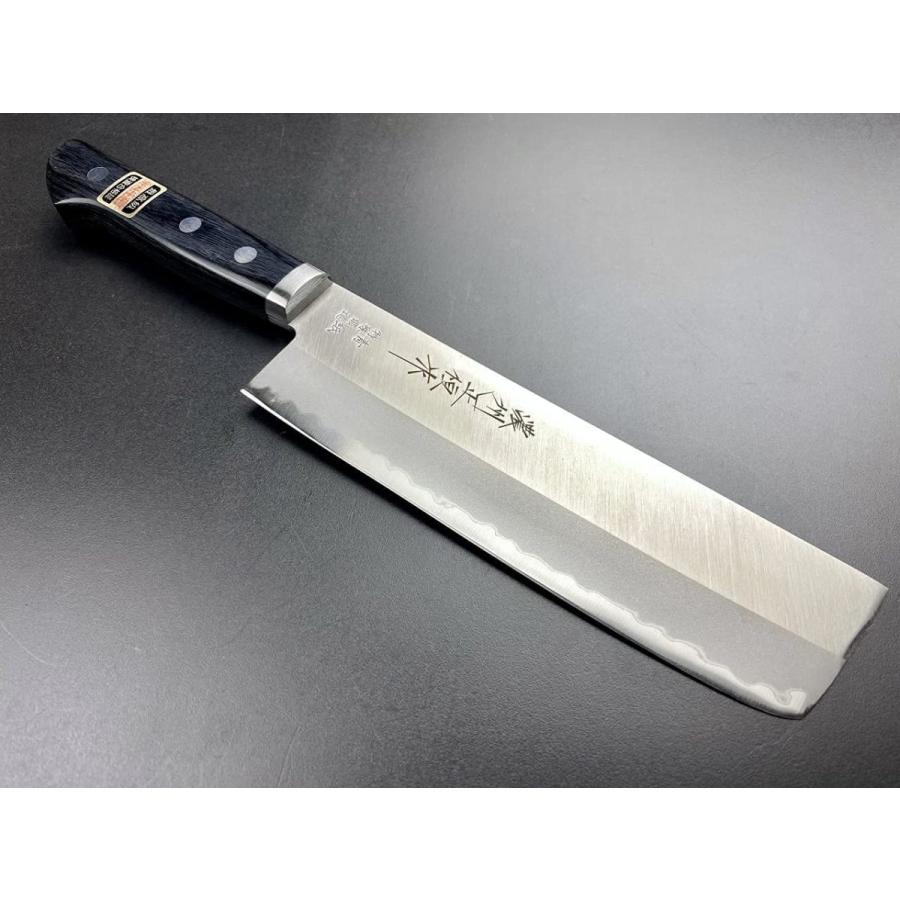 岐阜 関 濃州正恒作 V.ROAD 青紙口金付 薄刃包丁 CA-803M 165mm : 岐阜