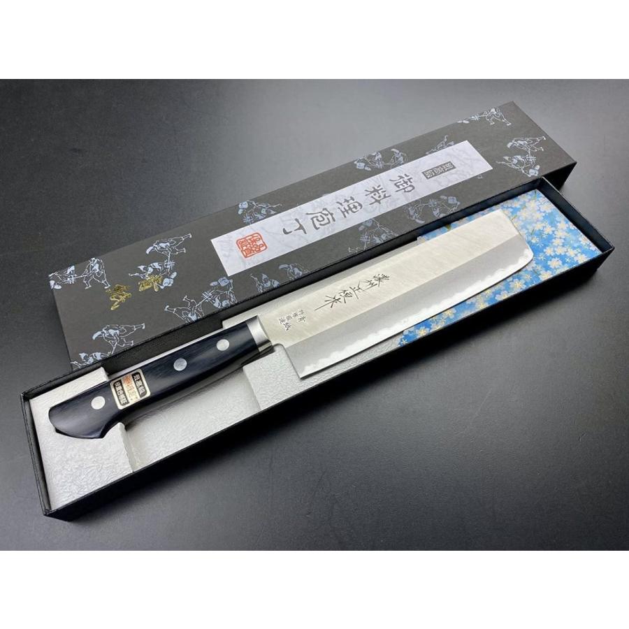 岐阜 関 濃州正恒作 V.ROAD 青紙口金付 薄刃包丁 CA-803M 165mm : 岐阜