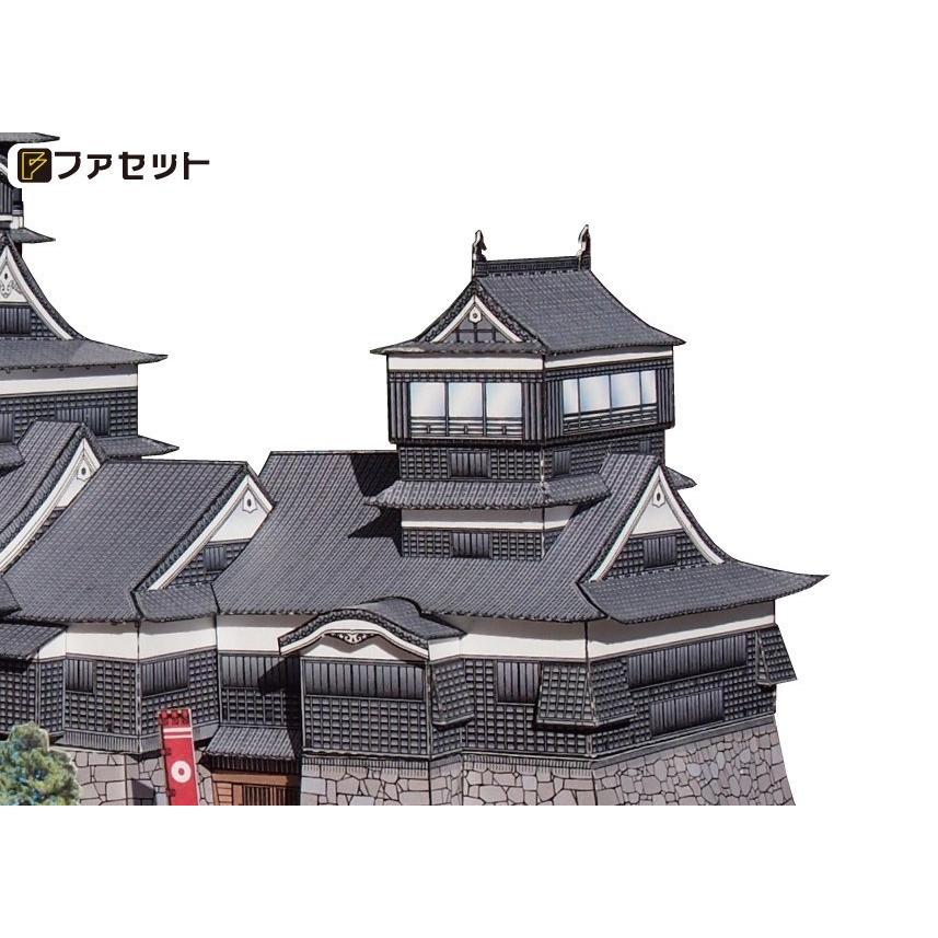 送料無料 ファセット ペーパークラフト 日本名城シリーズ1／300