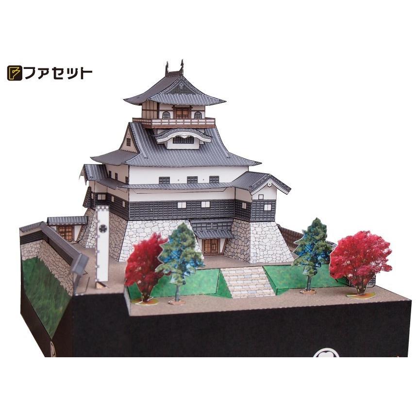 送料無料 ファセット ペーパークラフト 日本名城シリーズ1／300