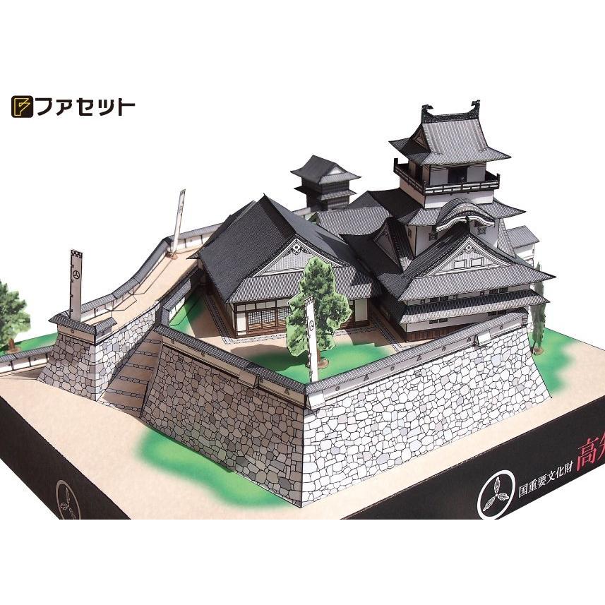 送料無料 ファセット ペーパークラフト 日本名城シリーズ1／300