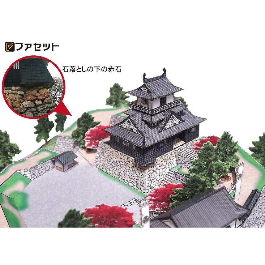 送料無料 ファセット ペーパークラフト 日本名城シリーズ1／300