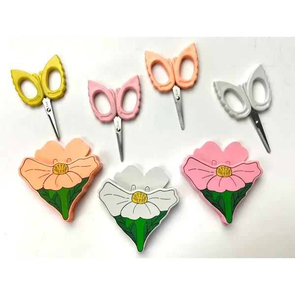 V.ROAD マグネット付き張り付くエレガントなミニハサミ フラワーペット