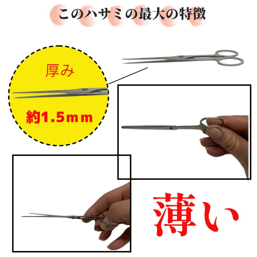 送料無料 薄型ハサミ はさめるシザース 2丁セット 手帳にはさめる
