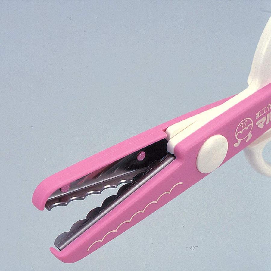 ギザギザハサミ 長谷川刃物 はさみ 工作 マルッコII ピンク JPS-685