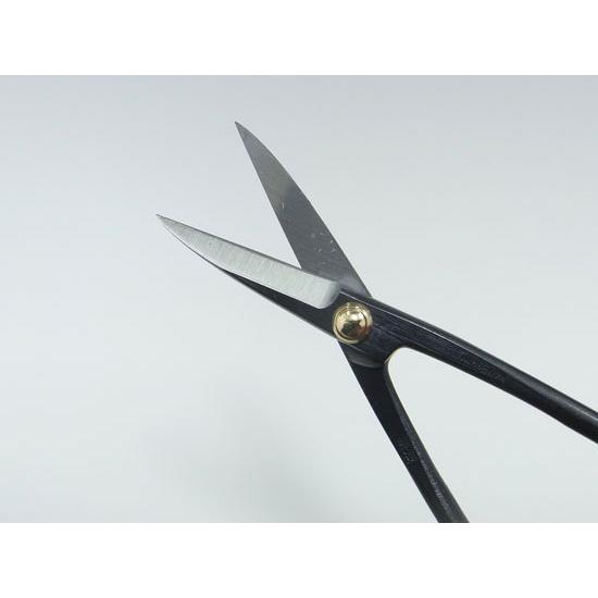 盆栽道具 長柄小枝切鋏 兼進作 大 全長210mm No.38C : 岐阜関刃物工房V