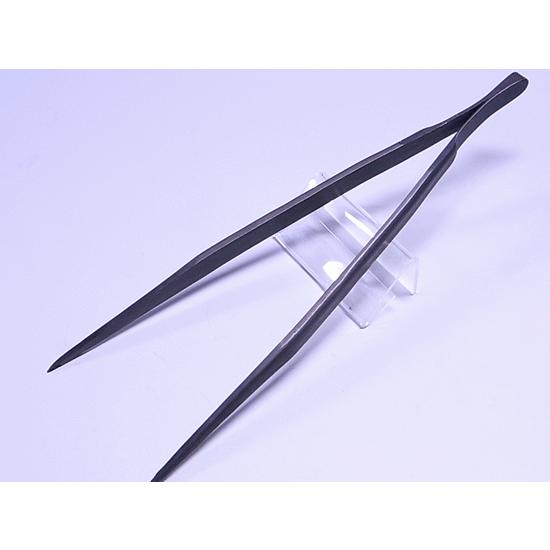 送料無料 盆栽道具 鍛造ピンセット 兼進作 直 全長200mm No.62A : 岐阜