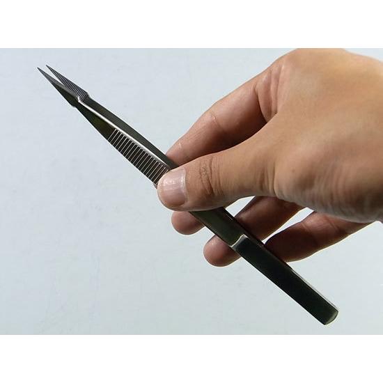 送料無料　盆栽　ステンレス　ピンセット　兼進作　矢型　170mm　No.661