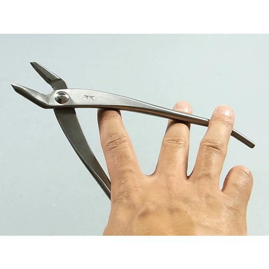 昌国　No.18 やっとこ(大) 盆栽道具 盆栽用 ステンレス 矢床 やっとこ 兼進 小 全長180mm NO.818 : 岐阜関