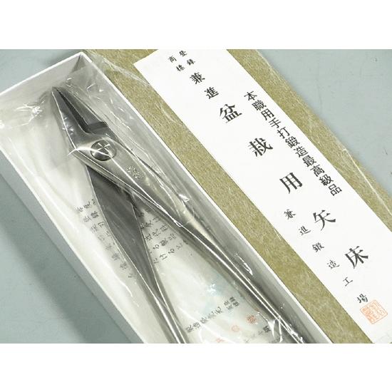 喜久和　 ヤットコ 　ステンレス八床 大？　盆栽用具 盆栽用 ステンレス 矢床 やっとこ 兼進作 大 全長215mm NO.819 : 岐阜