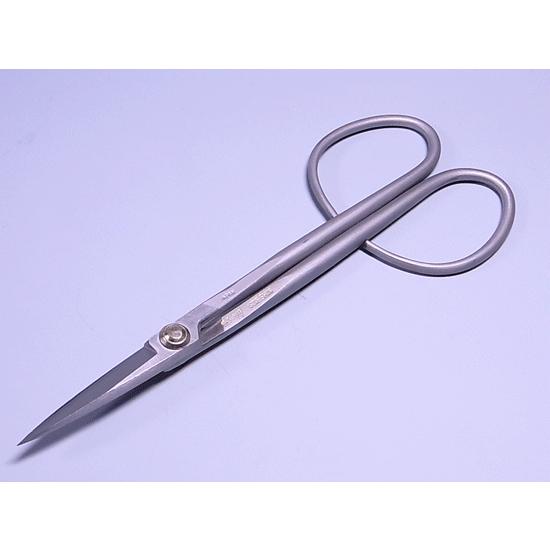 盆栽道具 ステンレス 長柄小枝切鋏 兼進作 全長210mm No.825 : 岐阜関