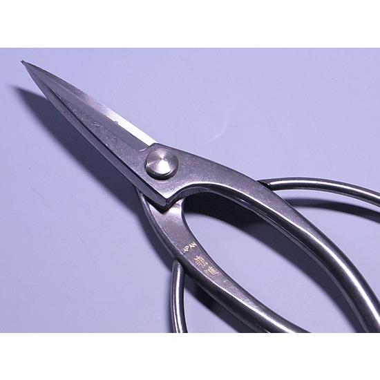 ステンレス盆栽鋏 兼進作 全長180mm No.831 : 岐阜関刃物工房V.ROAD
