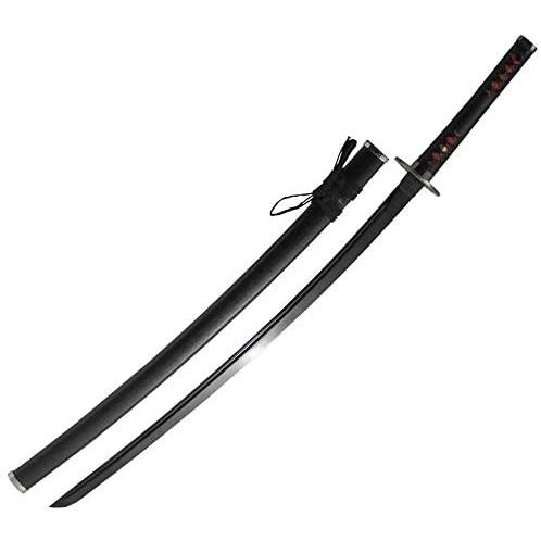 模造刀 美術刀 黒刀身 黒斬剣 大輪鍔 大刀 : koku-d : 岐阜関刃物工房V 