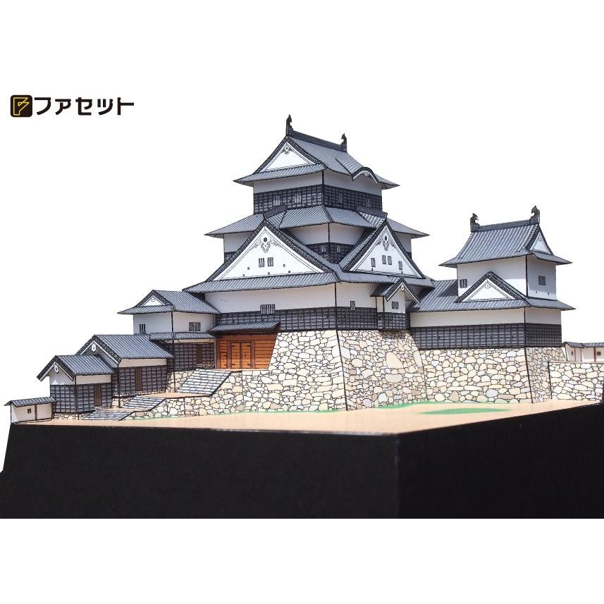 ペーパークラフト 日本名城シリーズ1／300 復元 岡崎城 M45 送料