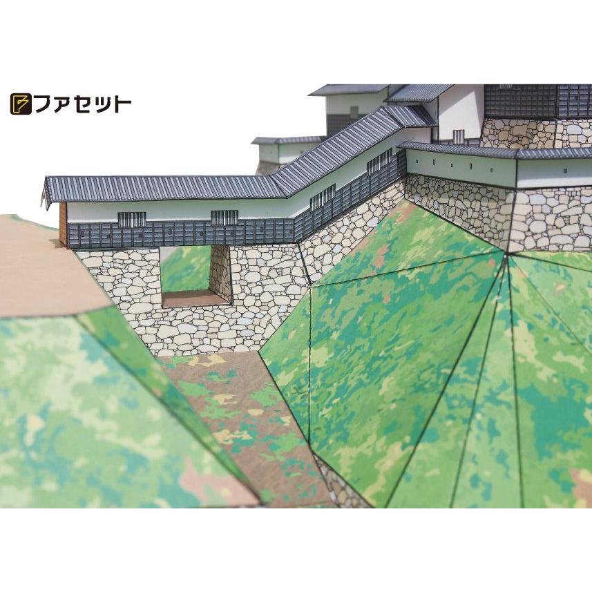 ペーパークラフト 日本名城シリーズ1／300 復元 岡崎城 M45 送料
