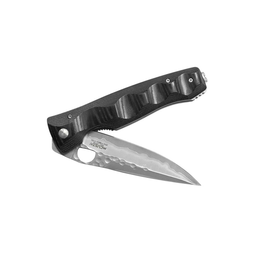 ポケットナイフ エムカスタ MCUSTA MC-0121G エリート 黒マイカルタ  