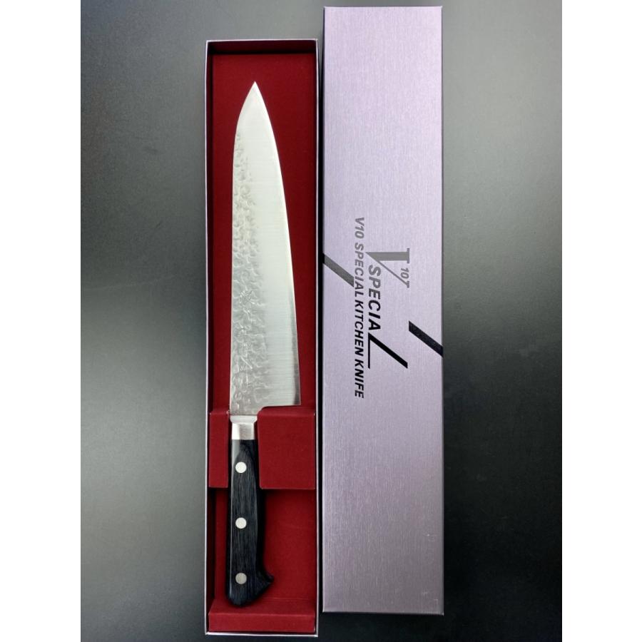 新生活 牛刀210mm 濃州正恒作 包丁 V-10スペシャルL MVG-210 : 岐阜関