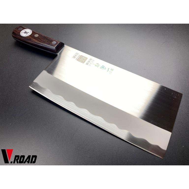 一角作 極 ローズ柄 貫通 中華包丁 800 岐阜県関市 V.ROAD : 岐阜関