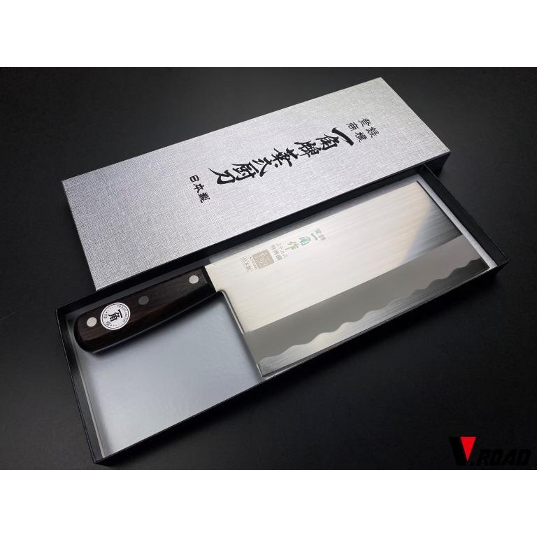 一角作 極 ローズ柄 貫通 中華包丁 800 岐阜県関市 V.ROAD : 岐阜関