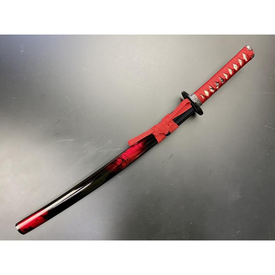 模造刀（刀、小刀） 日本製模造刀 「黒石目 小刀」 (模擬刀 美術刀 全長70cm