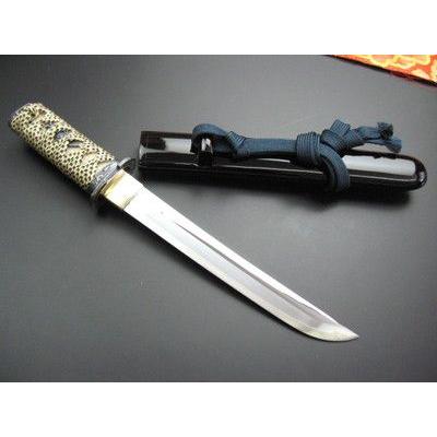 御守刀 模造刀 糸巻柄 6寸 黒鞘 T001 [す] : 岐阜関刃物工房V