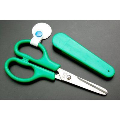 送料無料 V.ROAD 左きき用 幼児用はさみ135mm キャップ付き V5-135LCGG