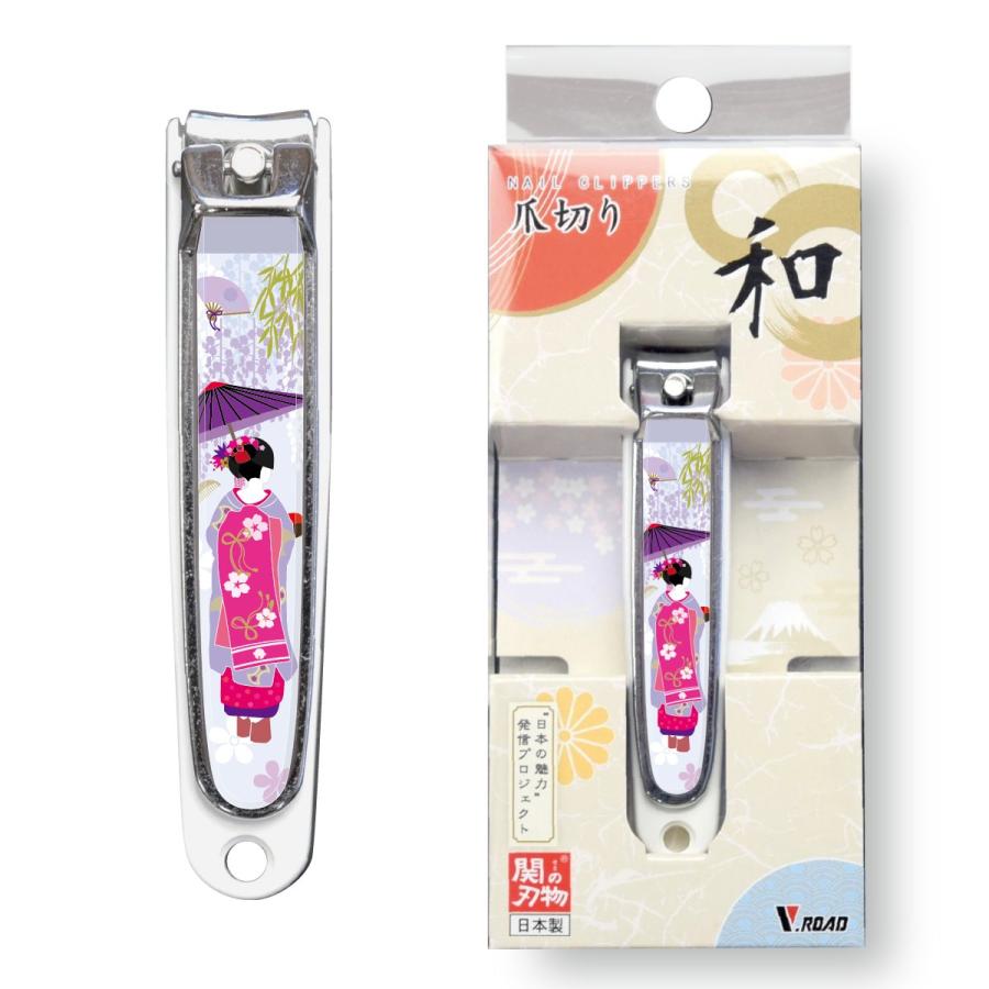 V.ROAD 和製爪切り Super V-CUT 民芸シリーズ 招き猫 だるま 錦鯉 舞妓