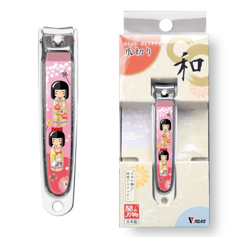 V.ROAD 和製爪切り Super V-CUT 民芸シリーズ 招き猫 だるま 錦鯉 舞妓