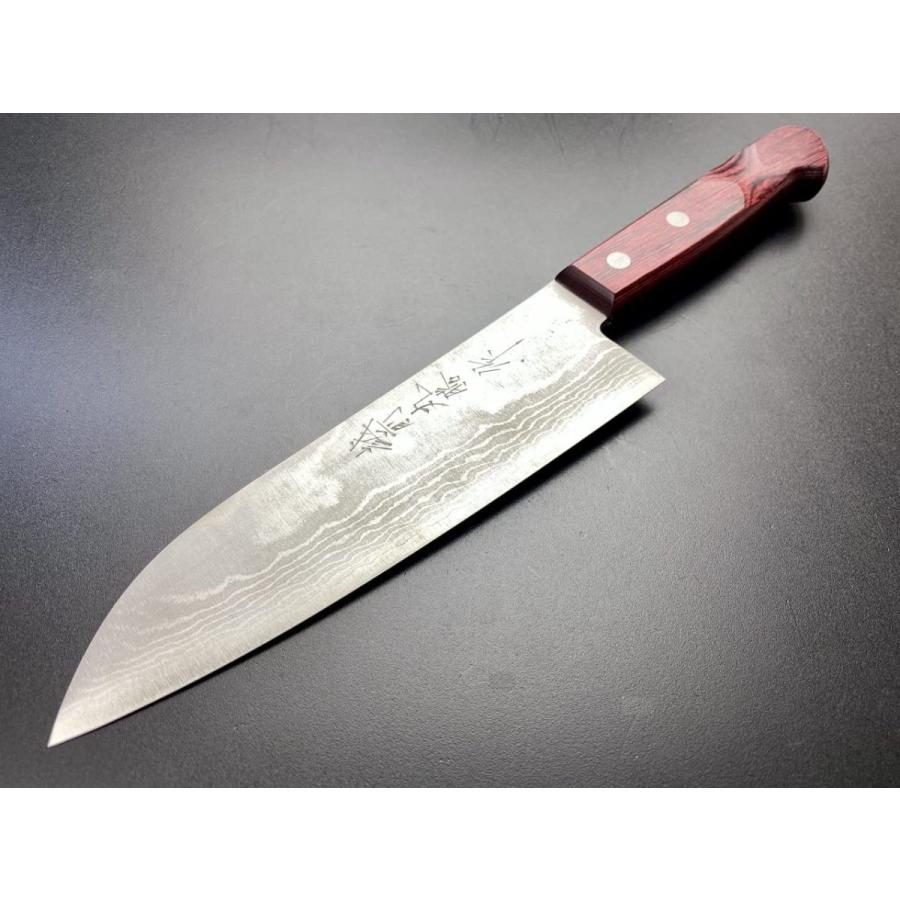越前丸勝 V金10号多層鋼 鍛造 三徳包丁 : 岐阜関刃物工房V.ROAD