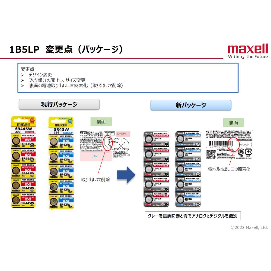 maxell（マクセル） 【最新型】日立 正規品 日本製 SR927W 酸化銀電池