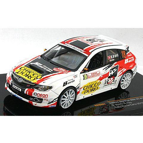 スバル インプレッサ WRX STI 2010 モンテカルロラリー13位 No18 （1/43 イクソRAM427）｜v-toys