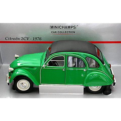シトロエン 2CV 1976 グリーン （1/18 ミニチャンプス1500111502）