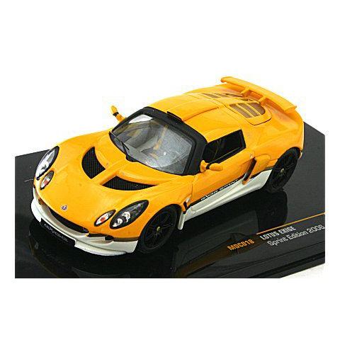 ロータス エキシージ 2006 スプリントエディション イエロー/ホワイト （1/43 イクソMDC018）｜v-toys