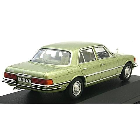 メルセデス 450 SEL (W116) 1975 Mライトグリーン  （1/43 ホワイトボックスWB127）｜v-toys｜02