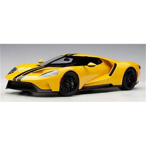 フォード GT 2017 イエロー/ブラックストライプ （1/18 オートアート72944）