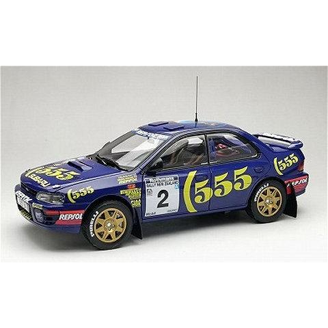 スバル インプレッサ 555 1994 ラリー・ニュージーランド優勝 No2 C.McRae/D.Ringer （1/18 サンスター5502）