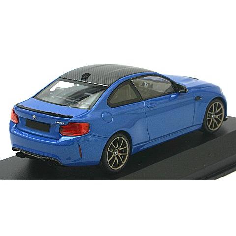 BMW M2 CS 2020 ブルー/ゴールドホイール （1/43 ミニチャンプス410021025）｜v-toys｜02