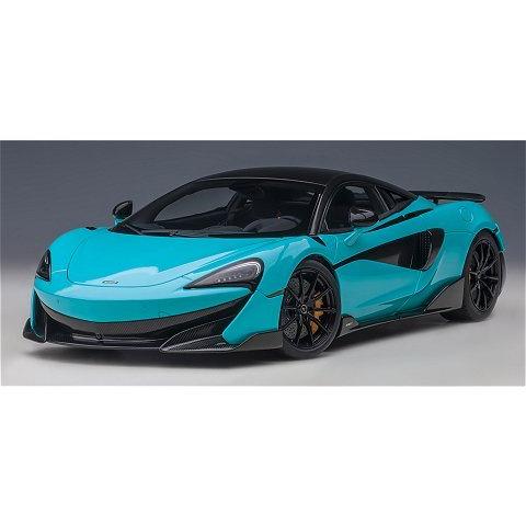 マクラーレン 600LT ライトブルーパール/カーボンルーフ （1/18 オート