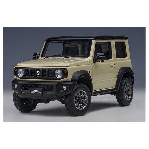 スズキ ジムニー シエラ (JB74) アイボリーM/ブラックルーフ （1/18 オートアート78510）