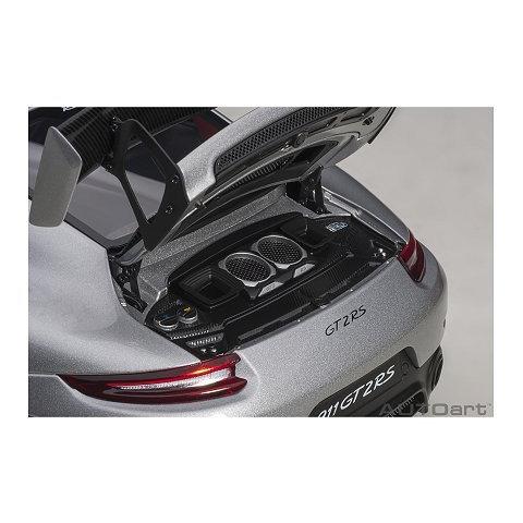 ポルシェ 911 (991.2) GT2 RS ヴァイザッハ・パッケージ Mシルバー/カーボンブラック （1/18 オートアート78174）｜v-toys｜04