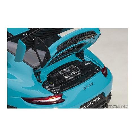 ポルシェ 911 (991.2) GT2 RS ヴァイザッハ・パッケージ ブルー/カーボンブラック （1/18 オートアート78175） GT2