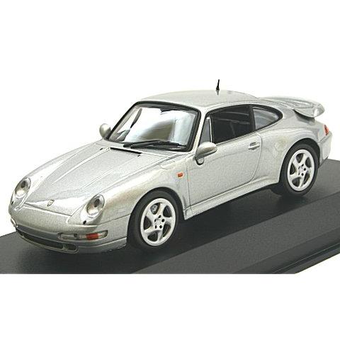 ポルシェ 911 ターボS (993) 1995 シルバー （1/43 ミニチャンプス