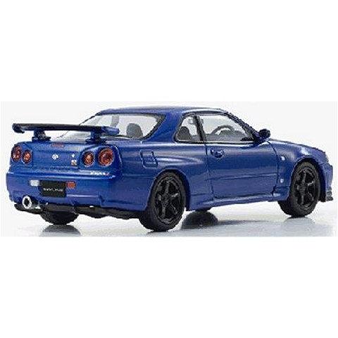 ニッサン スカイライン R34 GT-R VスペックII ベイサイドブルー （1/43 京商KS03936BL）の画像