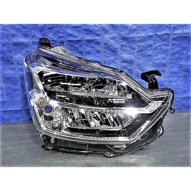 ミライース　LA350S　LA360S　右ヘッドライト　LED100-69042 3698 ミライース LA350S LA360S 右ライト LED 100-69042 美品 : V
