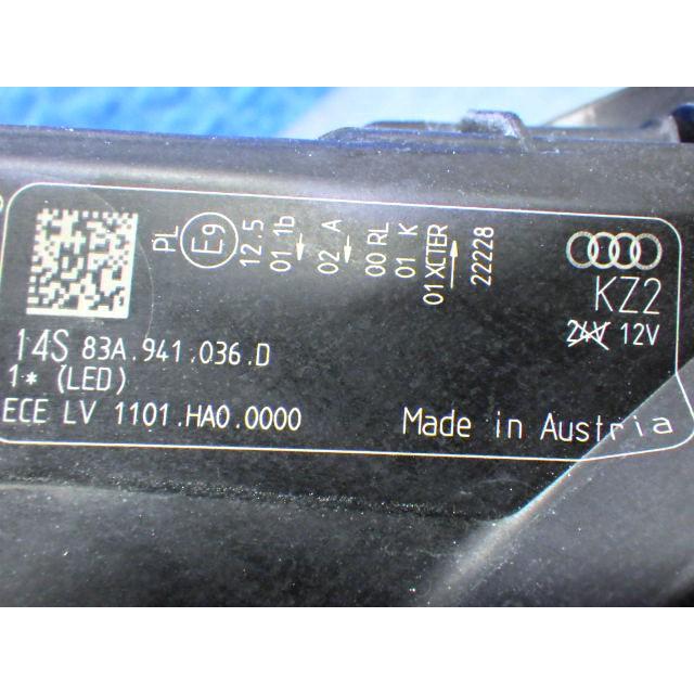 3768 アウディ Q3 F3 83A 右ライト LED 83A.941.036.D 美品 : V