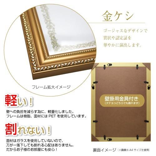万丈（VANJOH） 軽量 賞状額 大賞／七〇サイズ兼用 金ケシ 賞状 額縁