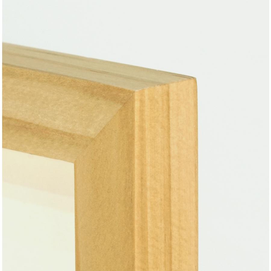 万丈（VANJOH） 木製 VK ワイド四切 額 ナチュラル OKF-W4-NL