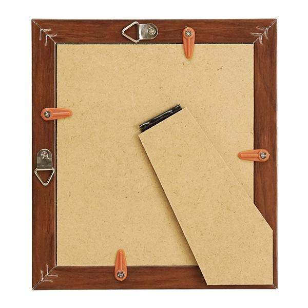 ミニ色紙 額縁 フレーム ホワイト/ブラウン ミニ色紙額 壁掛け・卓上兼用 万丈 | 万丈 | 05