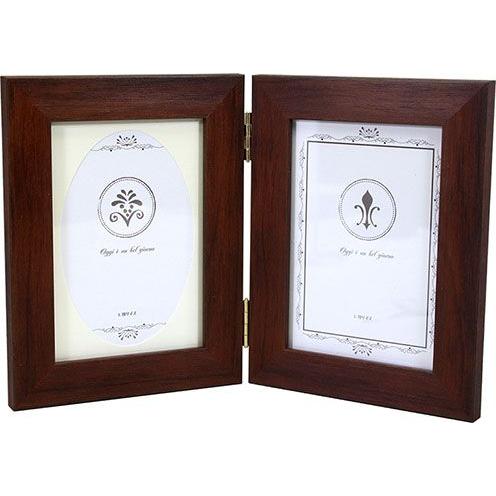 万丈（VANJOH） L判×2面 写真立て KPフレーム ペア ダークブラウン