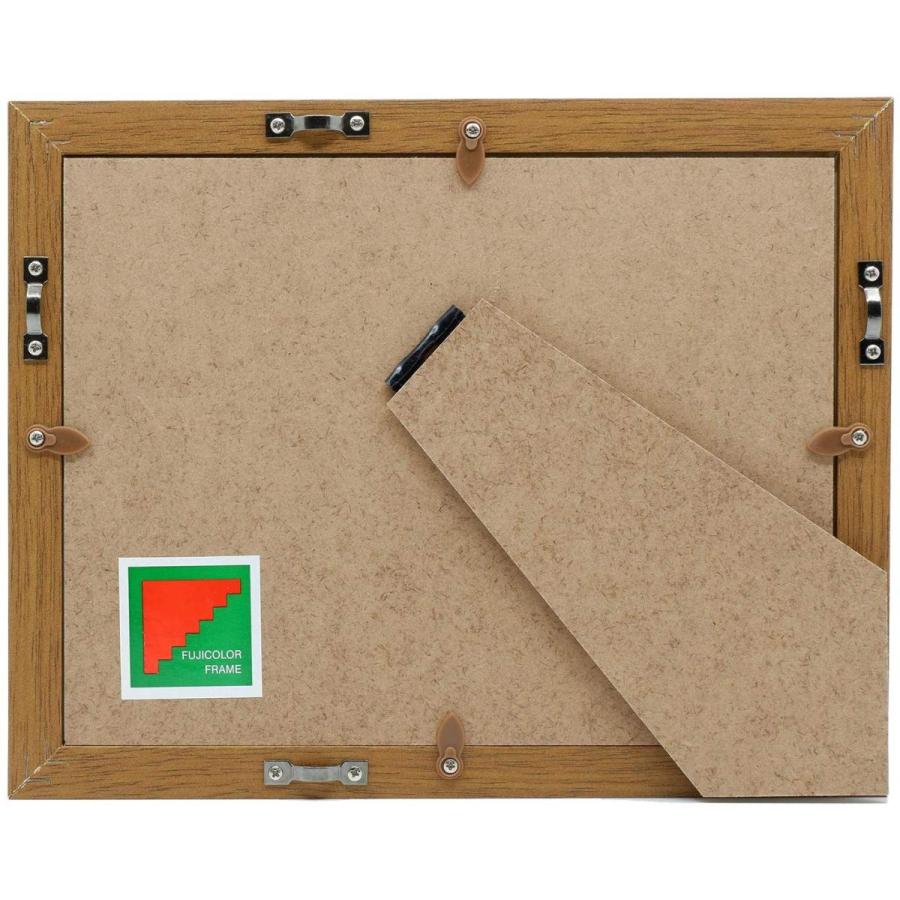 FUJIFILM フジ 木製額縁 YM-9 キャビネ（2L） ブラウン 壁掛け